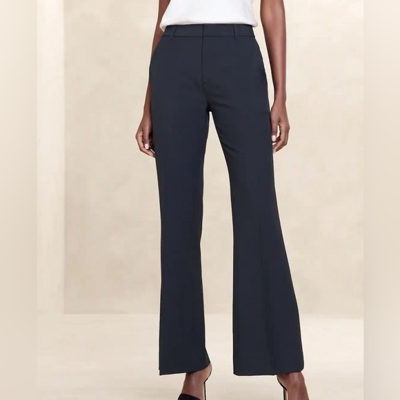 NWT! Banana Republic Navy Giovanna Sculpted Bootcut Pants 💛 - Picture 6 of 9